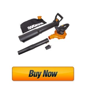 WORX WG518 12 Amp 2-Speed Leaf Blower, Mulcher & Vacuum